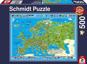 Schmidt spiele puzzle - 58373 - explorer l&amp;apos;europe - 500