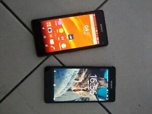 Lot 2 sony xperia z1 compact lire annonce