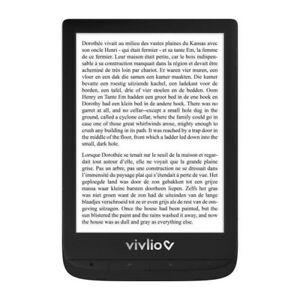 Vivlio touch lux 5 noir liseuse numérique 6&quot; - stockage 8go