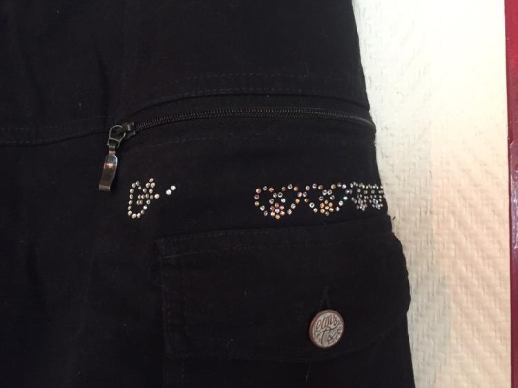 pantalon large strass fêtes