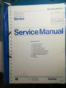 philips radiola service manual pour n 4520 original