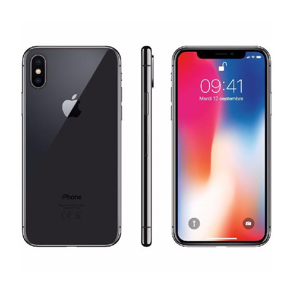 apple - iphone x 256 go - gris sidéral - reconditionné -