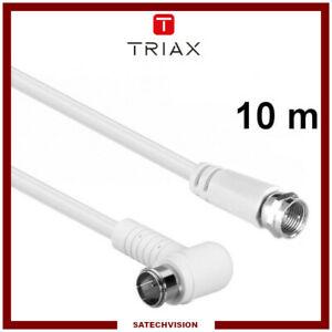 10 m cordon câble coaxial connecteurs f mâle/ f mâle