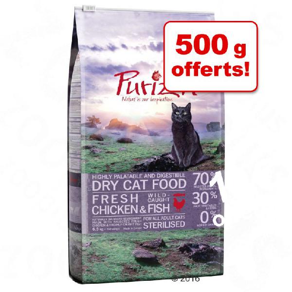 Croquettes purizon sans céréales pour chat 6 kg + 500 g