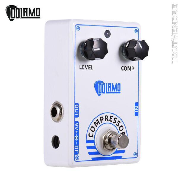 compressor dolama  pédale d'effet guitare overdrive, avec