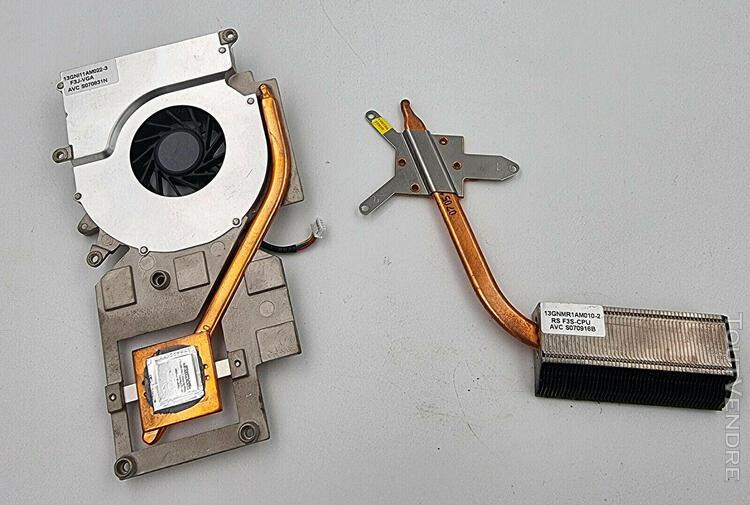 Système refroidissement dissipateur chaleur cg fan asus f3s