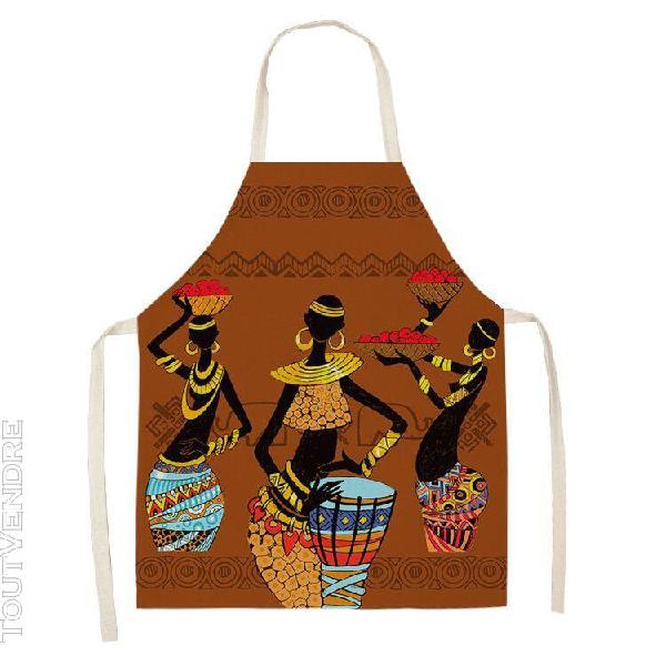 Tabliers de cuisine de style africain pour femmes,bavoirs en