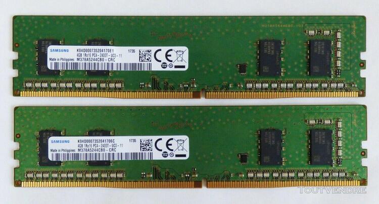 8gb 2x4gb 1rx16 pc4 - 2400t - samsung 1735 -- desktop