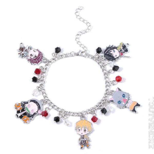 Bracelet pendentif demon slayer anime manga serie bracelet c