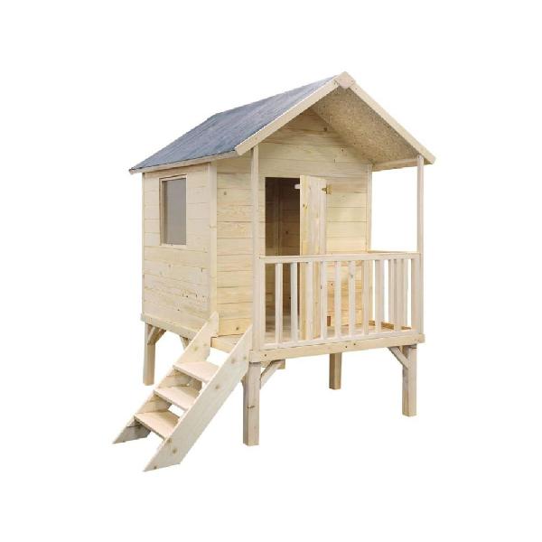 jardipolys - cabane pour enfants kangourou +, sur pilotis -