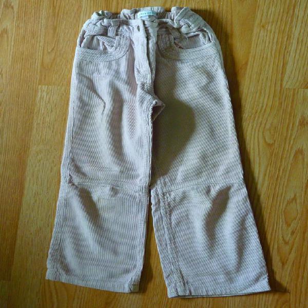 pantalon rose velours vertbaudet 6 ans fille tbe occasion,