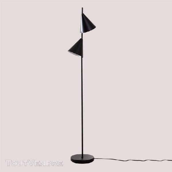 Lampadaire clarisse noir