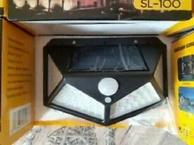 lampe lumière solaire murale extérieur détecteur