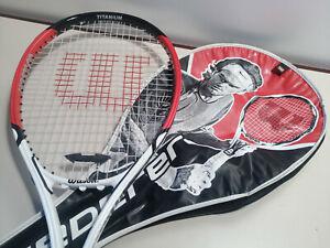 Raquette tennis tennis titanium roger federer 27 et housse