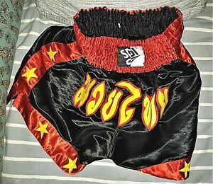 Sdi short de boxe muay thai kick boxing shiny boxing short