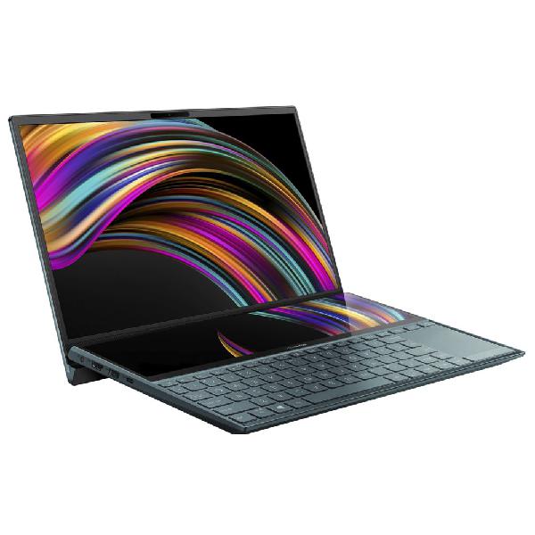 asus - zenbook duo - ux481fa-bm010t - bleu céleste - pc