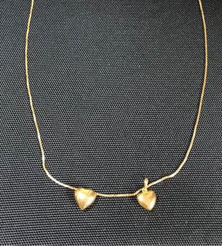 Cadena de oro 18 kilates con corazones