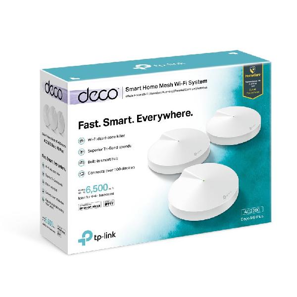 Tp-link - deco m9 plus - pack de 3 adaptateurs - système