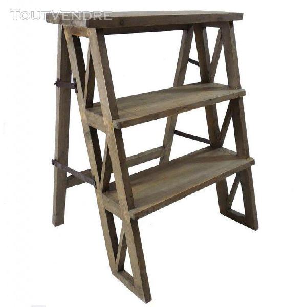 etagère meuble escalier escabeau pliable porte plantes