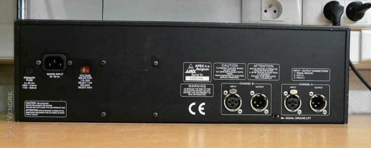 Vend égaliseur 2 x 31 bandes gx 230 apex