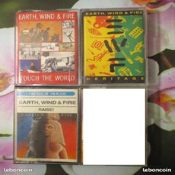 cassettes audio stéréo earth, wind & fire occasion,