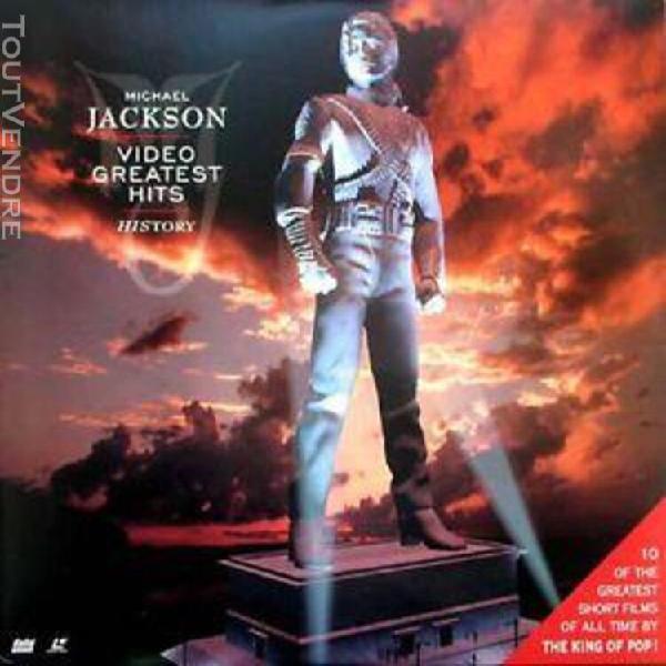 michael jackson - video greatest hits history laserdisc