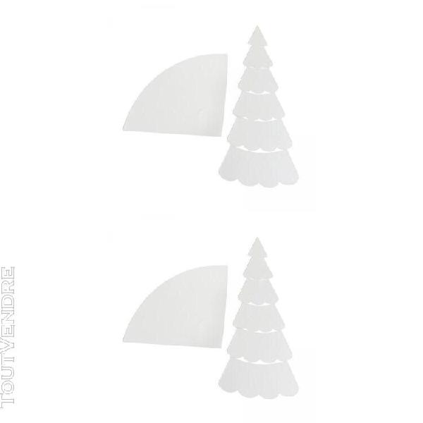 Perfeclan 14pcs acrylique transparent arbre de noël