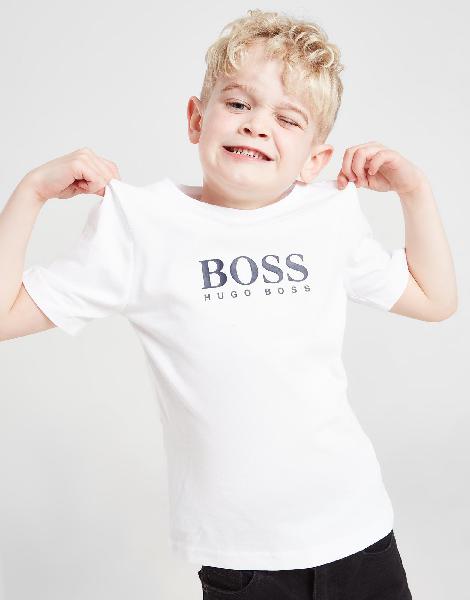 Boss large logo t-shirt children