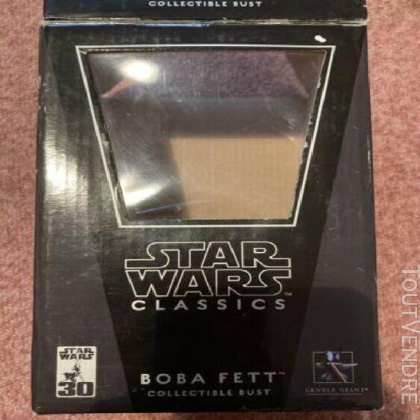 Star wars boba fett bust classics gentle giant perfect condi