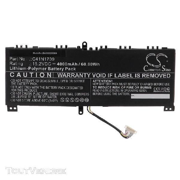 vhbw batterie compatible avec asus rog strix gl503vs-ei001t,