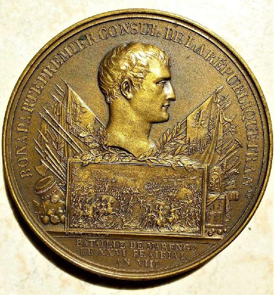 Médaille bronze napoléon occasion, la possonnière (49170)