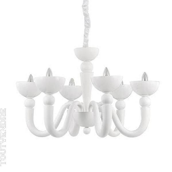 Ideal lux bon bon - lustre à 6 bras multiples au fini