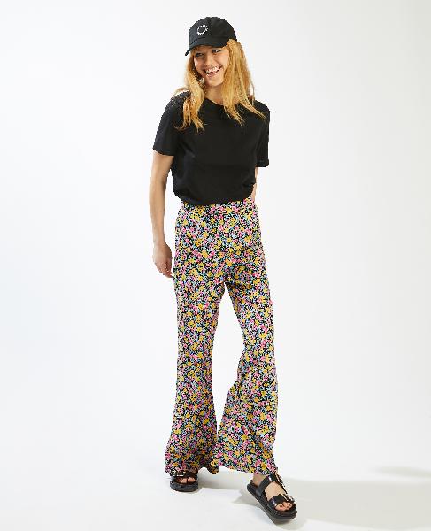 pantalon à fleurs