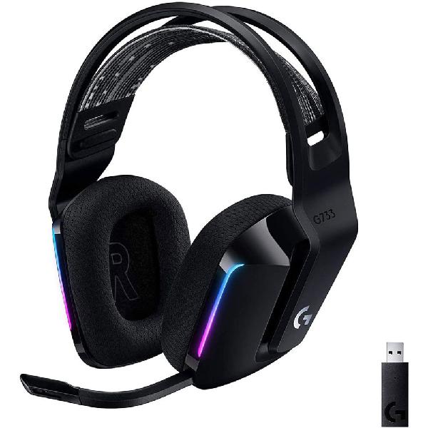 Logitech - g733 lightspeed noir - micro-casque - rue du