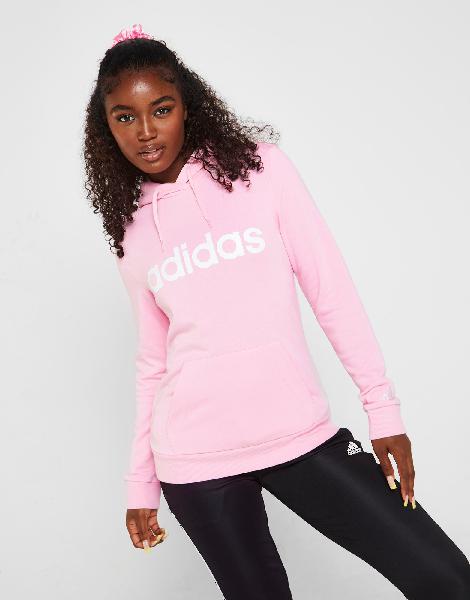 acheter rose adidas core linear logo overhead hoodie