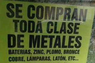 Se compra toda clase de chatarra y metales