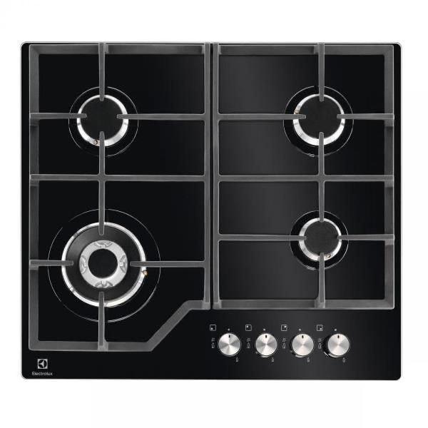 electrolux - plaque gaz electrolux 8900w 59cm, kgg6436k -