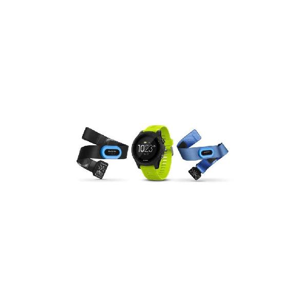 garmin - forerunner 935 pack triathlon noir/jaune - montre