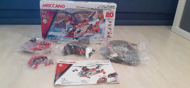 meccano "hélicoptère secours aérien" neuf neuf/revente,