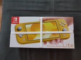 nintendo switch lite amarilla nueva