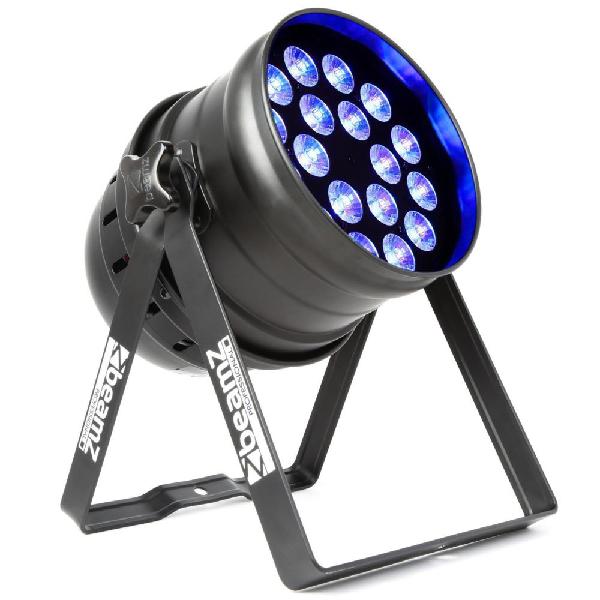 beamz - beamz bpp205 led par 64 projecteur lumière 18x 15w