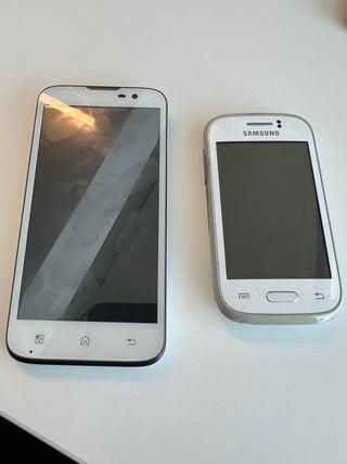 Bq aquaris 5 + samsung galaxy young