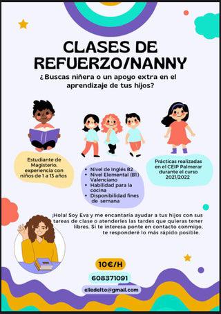 Clases particulares/nanny