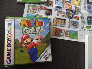 Caja original mario golf gbc