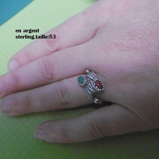 bague en argent sterling taille 53 occasion, Étaples