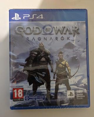 god of war ragnarok ps4 sin abrir + dlc