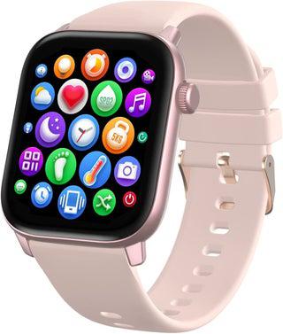 smartwatch inteligente rosa 1.69