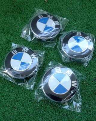 4 tapabujes originales llantas bmw 68 mm