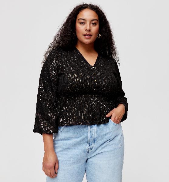 Blouse irisée femme