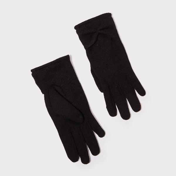 gants noir femme